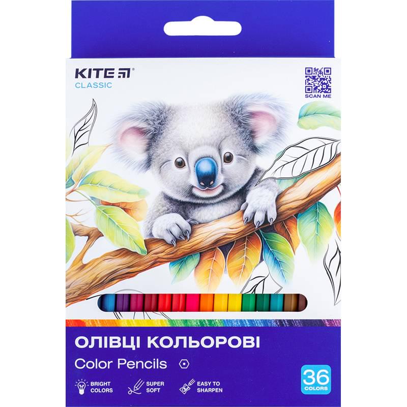 Олівці KITE Classic кольорові 36 шт. (4063276185846 K-057 67649)