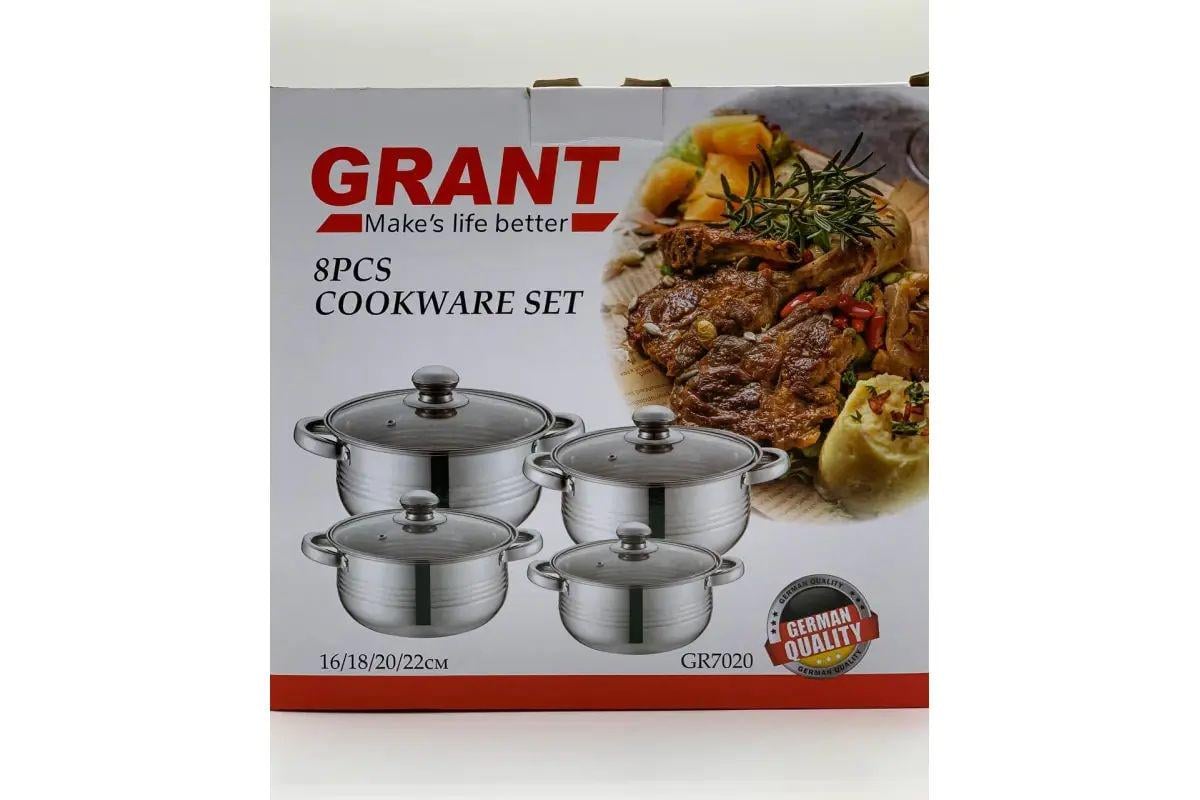 Набор кастрюль с крышками Unique UN-7020 нержавеющая сталь 8 пр. (30547345) - фото 5 Набор кастрюль с крышками Unique UN-7020 нержавеющая сталь 8 пр. (30547345) - фото 5