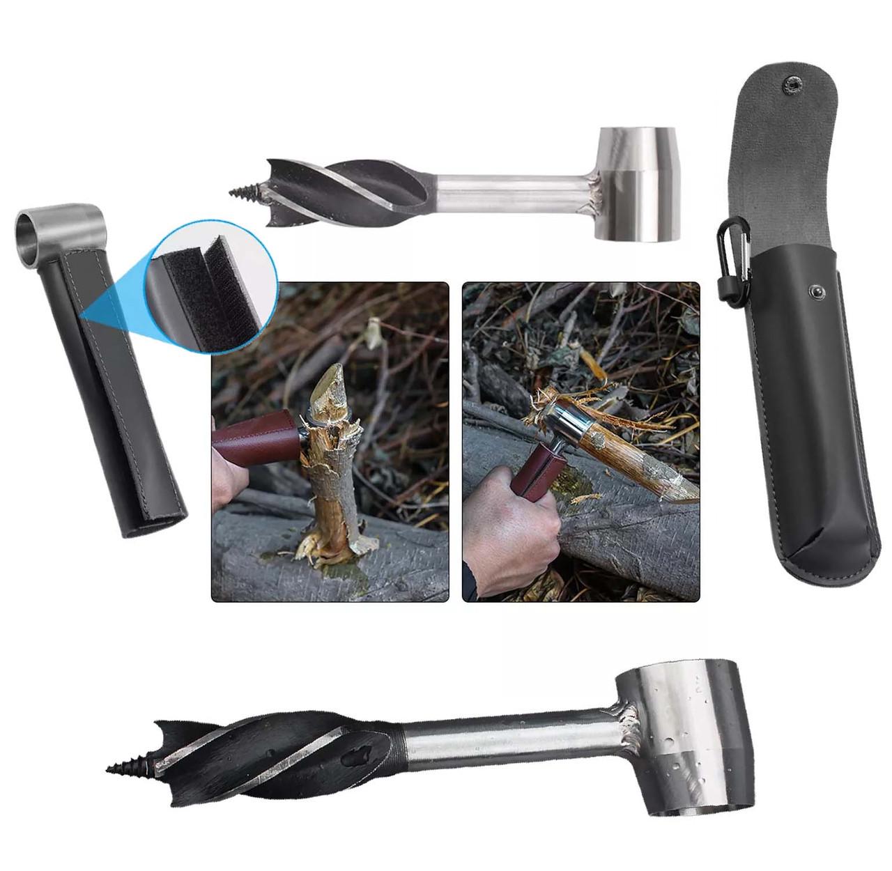 Ручне свердло туристичне по дереву з чохлом 25 мм - фото 9