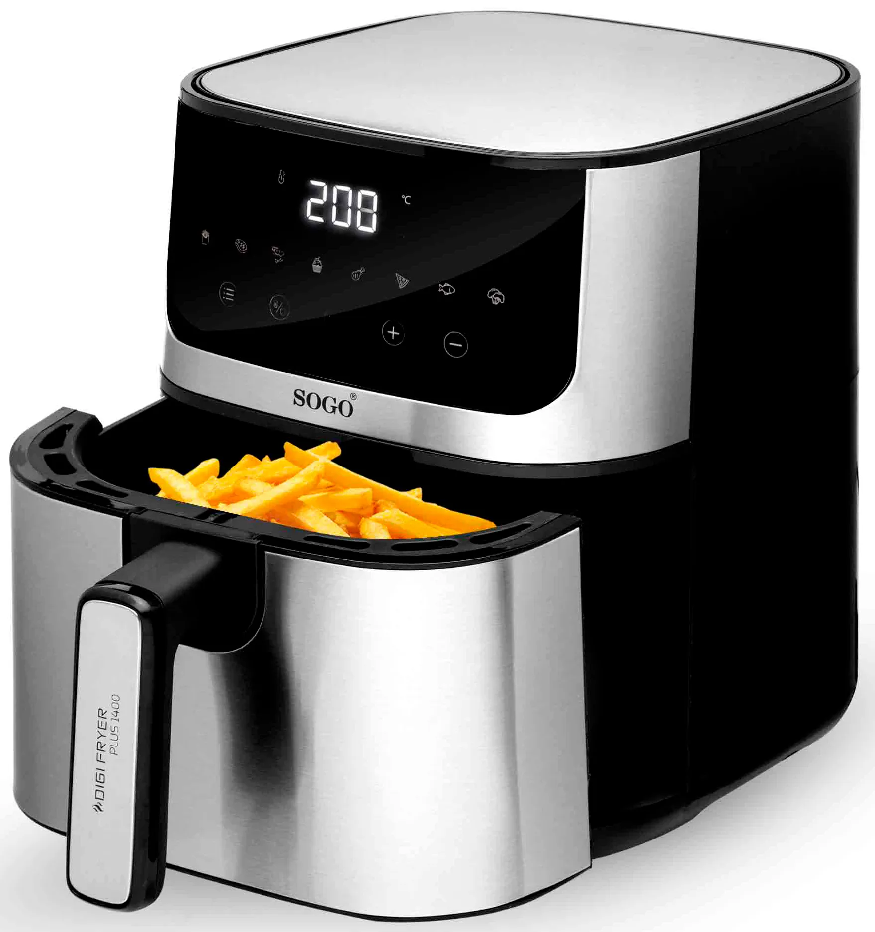 Мультипіч SOGO SS-10880 1400 Вт Сріблястий (8-6-5107622) Мультипіч SOGO SS-10880 1400 Вт Сріблястий (8-6-5107622)