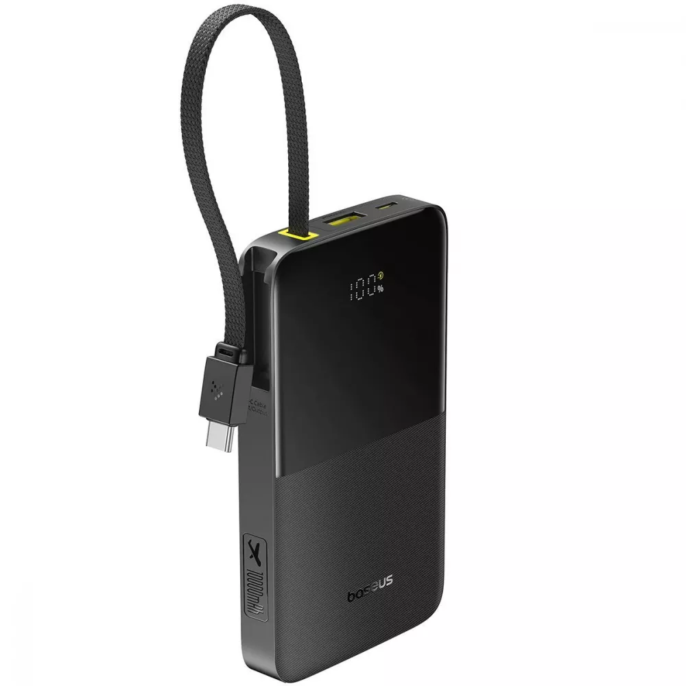 Аккумулятор Baseus EnerFill Bipow2 Pro быстрая зарядка 10000 mAh 22,5W Черный