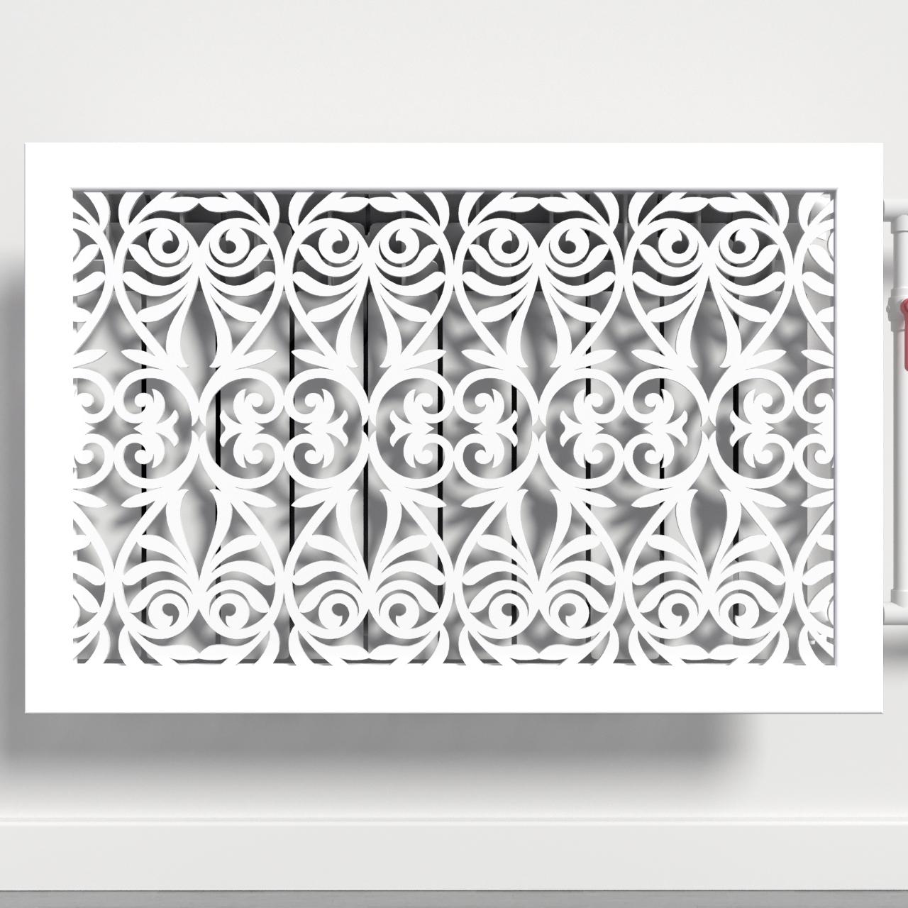 Решітка-екран на батарею SMARTWOOD 300 мм Білий (R20041104)