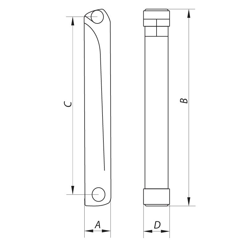 Радіатор секційний KOER Extreme 100 Bimetal-500 (KR2752) - фото 4