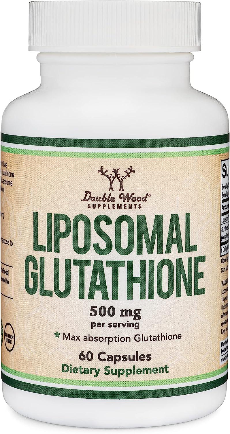 Липосомальный глутатион Double Wood Supplements Liposomal Glutathione 500 mg 60 capsules