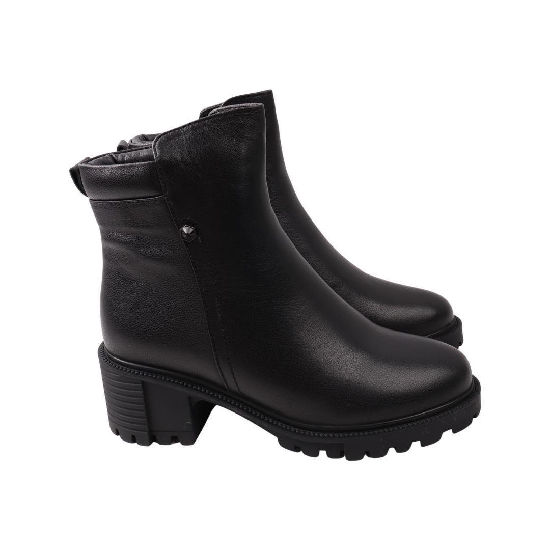 Ботильоны женские Erisses натуральная кожа р. 34 Черный (938-22ZHC)