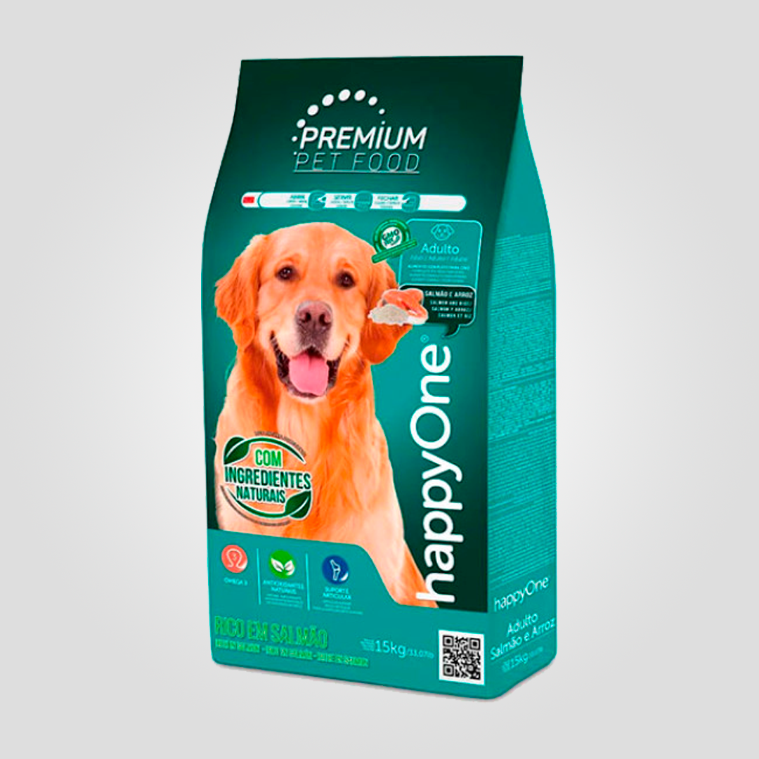 Корм сухий HappyOne Premium Dog Salmon для дорослих собак з лососем і рисом 15 кг (2076408021) - фото 1 Корм сухий HappyOne Premium Dog Salmon для дорослих собак з лососем і рисом 15 кг (2076408021) - фото 1