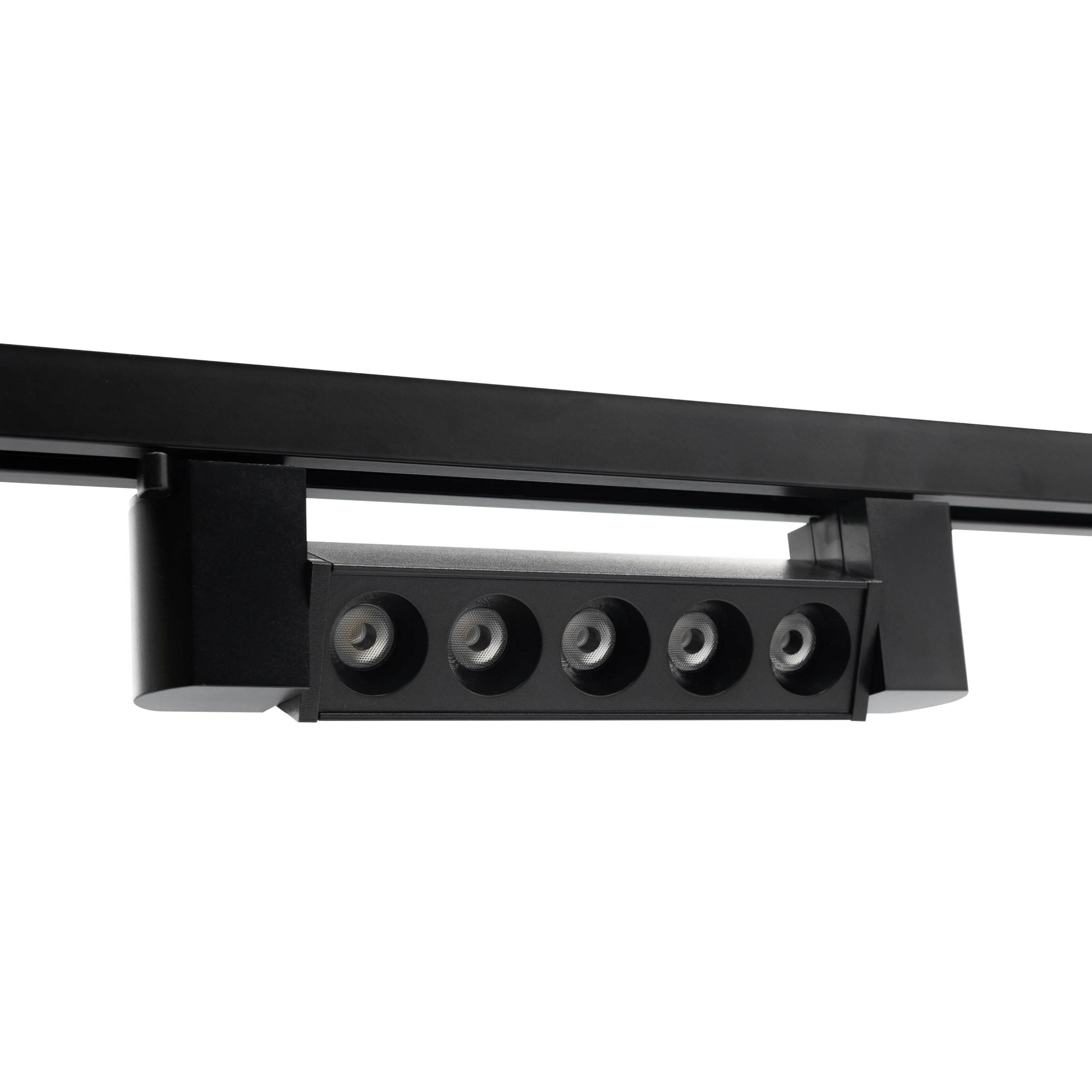 Трековий світильник поворотний Prolum M27 Series-RGL 4000К 220V 10W Чорний (28925688) - фото 3