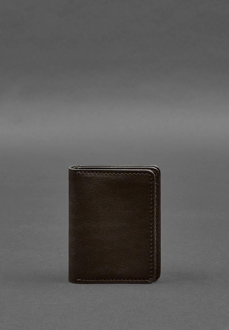 Обложка кожаная для водительского удостоверения ID и пластиковых карт 2.0 Коричневый (A-028078)