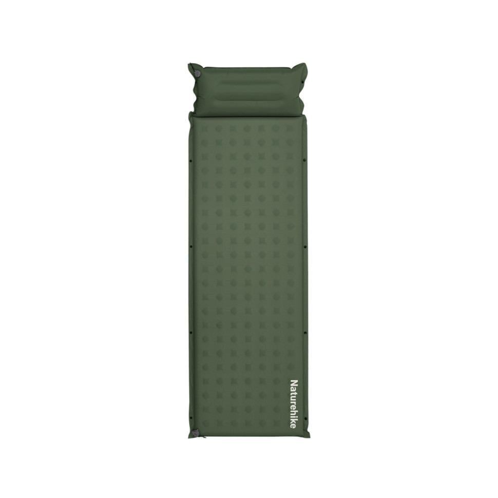 Матрас туристический самонадувающийся одноместный Naturehike CNK2550WS025 200x65x3 см Green (6977465868817)