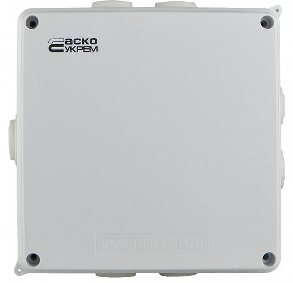 Розподільча коробка АСКО-УКРЕМ TY-RA 150х150х70 мм - фото 3 Розподільча коробка АСКО-УКРЕМ TY-RA 150х150х70 мм - фото 3