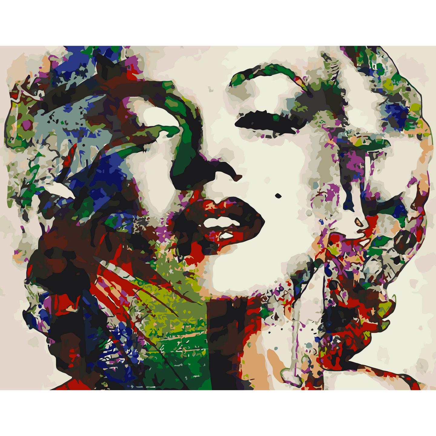 Картина по номерам Ideyka Монро 40x50 см Разноцветный (PM-194-K-620)