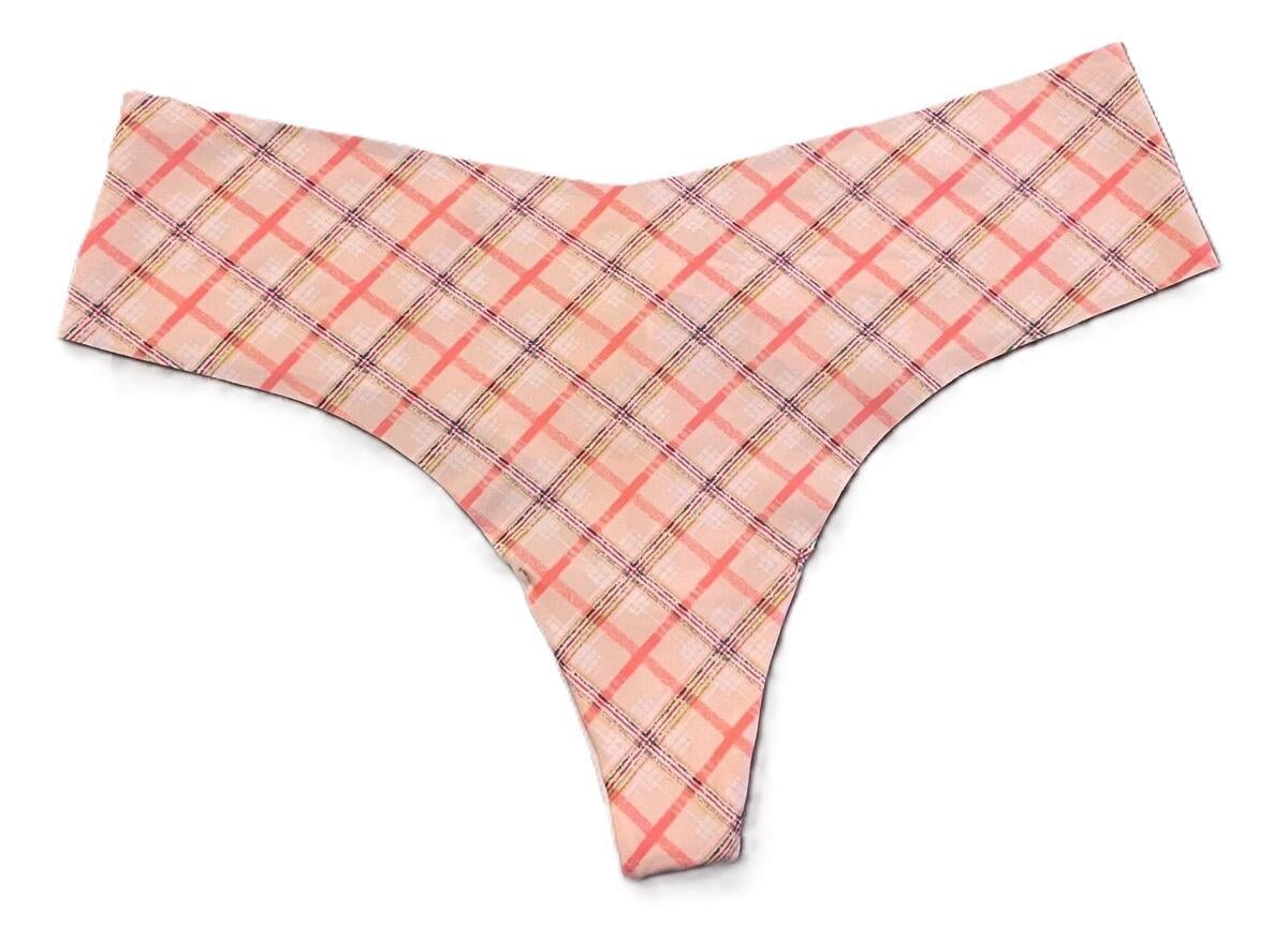 Трусики стринги Victoria's Secret No-Show Thong Panty S Розовый (26379565)