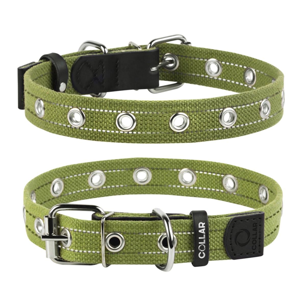 Ошейник для собак Collar Брезент безразмерный 25 мм/53 см (6755)