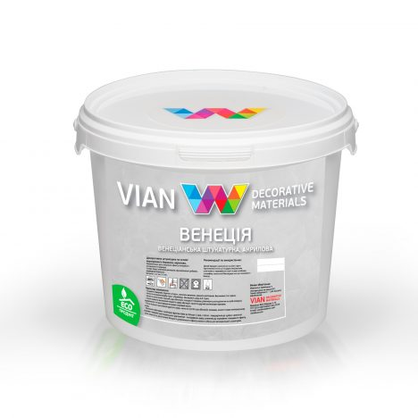 Декоративна штукатурка Vian Венеція акрилова 3 кг