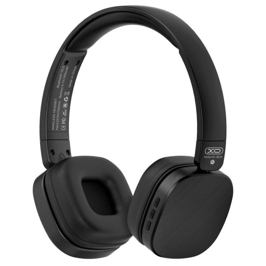 Наушники Bluetooth XO Black (BE23)