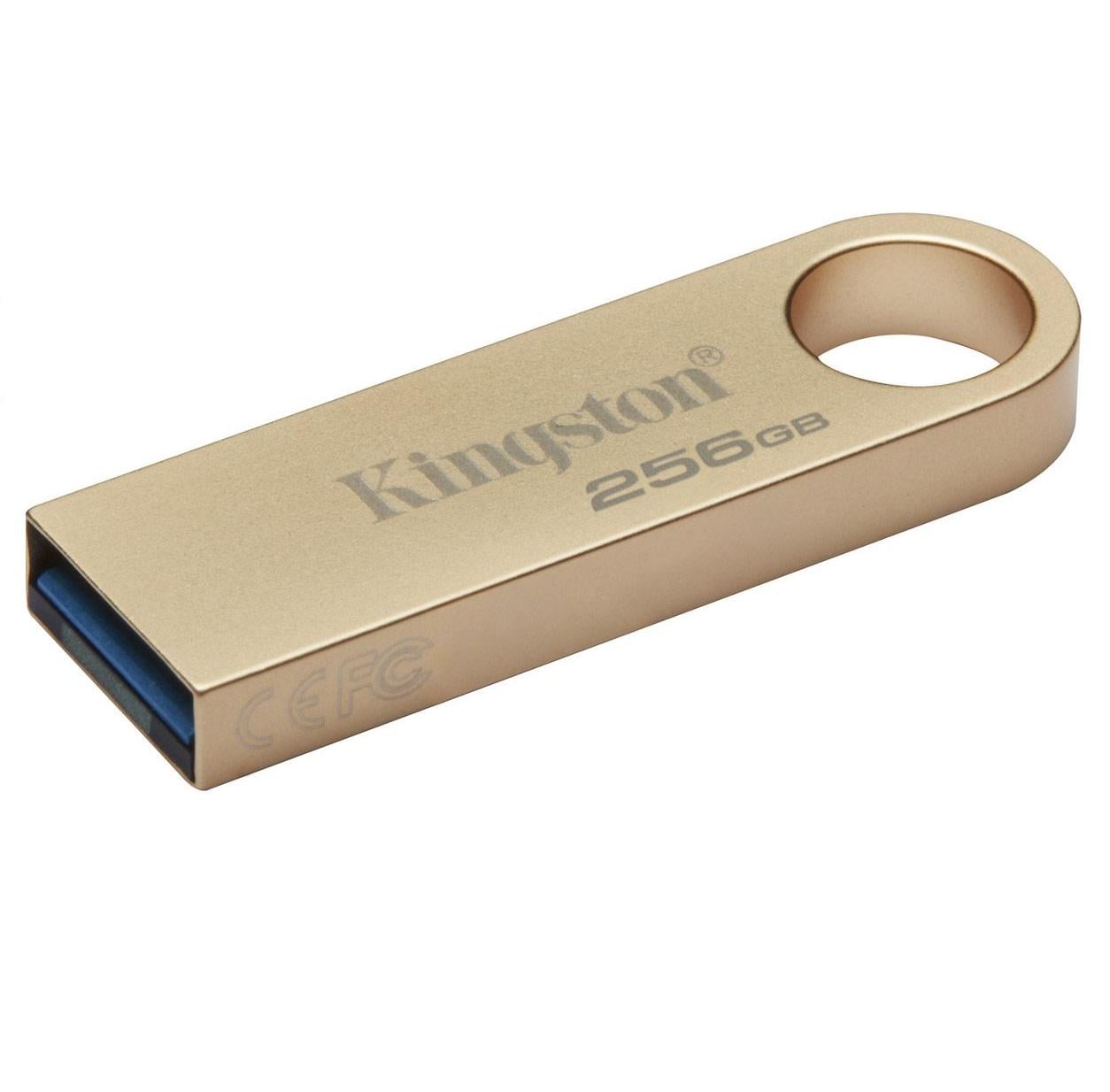 Флеш-пам'ять USB Kingston DataTraveler SE9 G3 256 Гб USB 3.2 метал Gold (DTSE9G3/256GB)