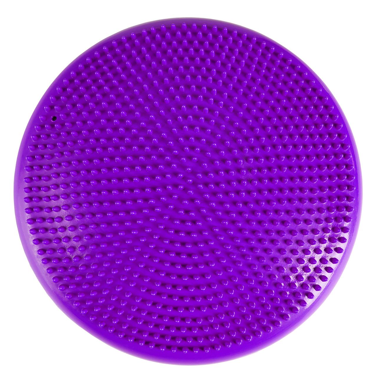 Масажна подушка-диск Cornix балансувальна/сенсомоторна 33 см XR-0056 Violet (2375564344) - фото 7