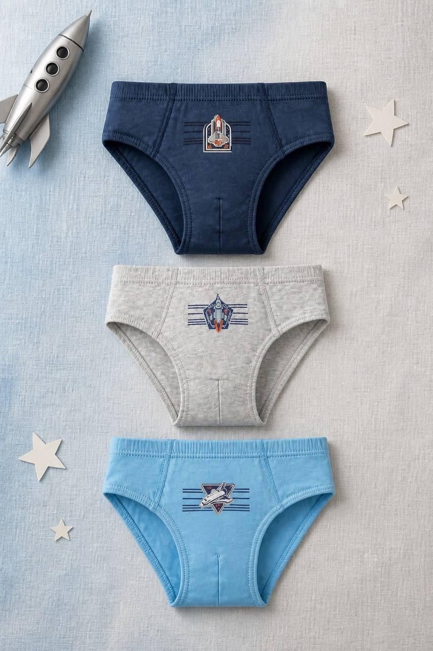 Трусы слип для мальчика BAYKAR р. 4 134-140 см 7-8 лет 3 шт. (3547) Трусы слип для мальчика BAYKAR р. 4 134-140 см 7-8 лет 3 шт. (3547)