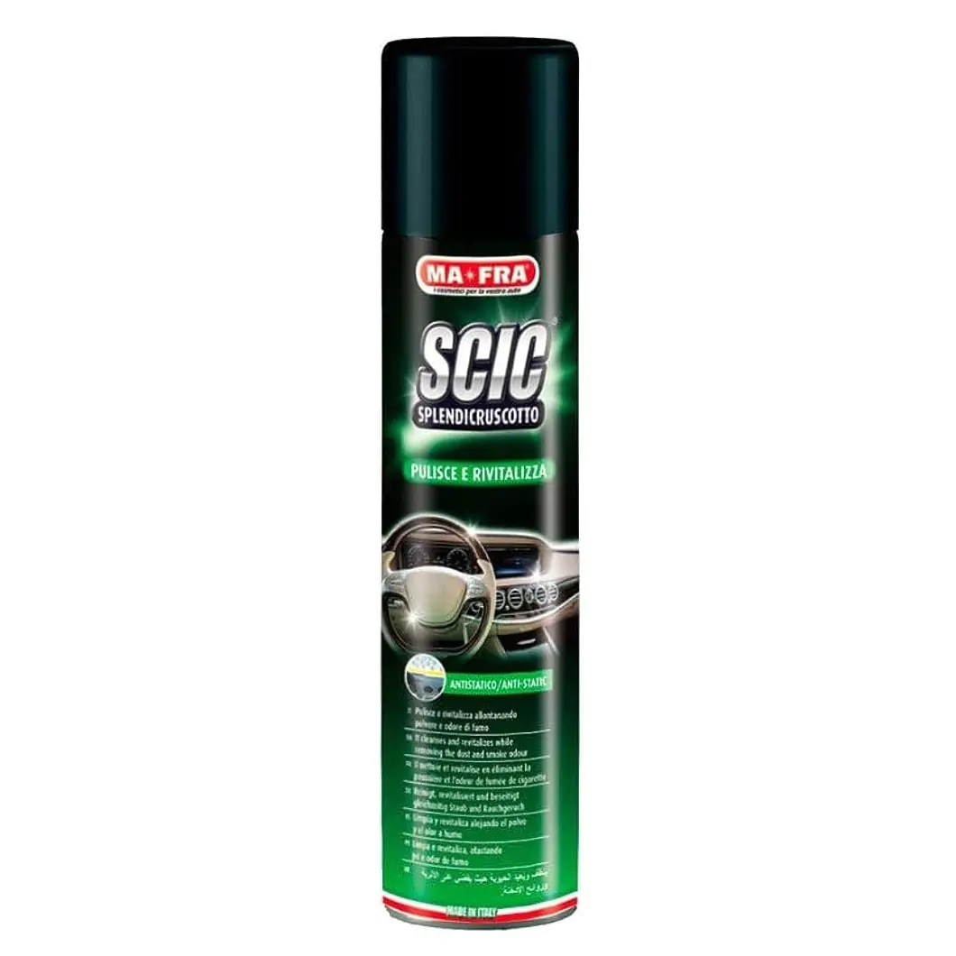 Очиститель приборной панели Мafra Scic гeen Spray с дезинфицирующим эффектом 600 мл (H0281)