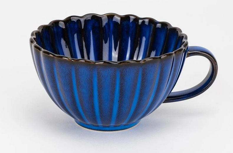 Кружка Элеганс синяя 450 мл (19311-010)