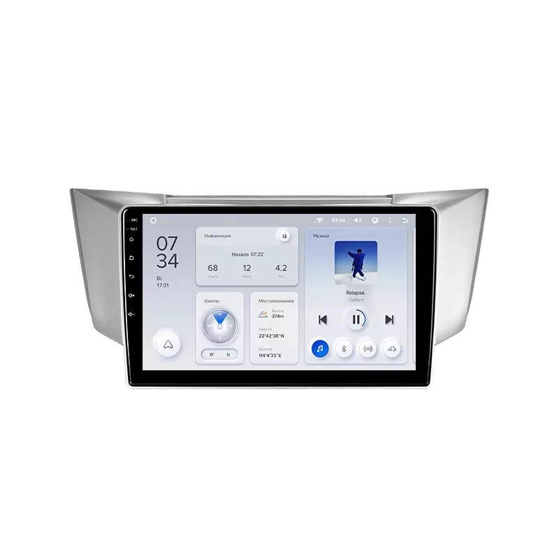 Автомагнітола штатна Teyes для Lexus RX300 RX330 RX350 RX400H II 2 Toyota Harrier Android X1 2/32G Wi-Fi