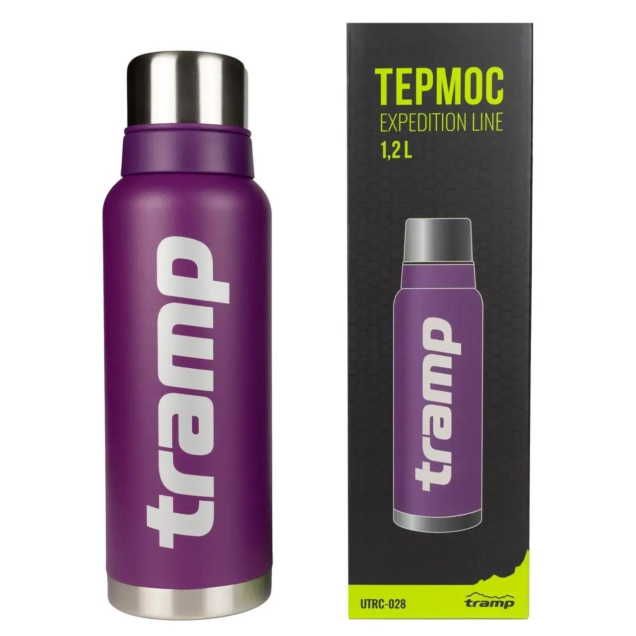 Термос Tramp Expedition Line 1,2 л Фиолетовый (TRC-028-purple) - фото 1 Термос Tramp Expedition Line 1,2 л Фиолетовый (TRC-028-purple) - фото 1