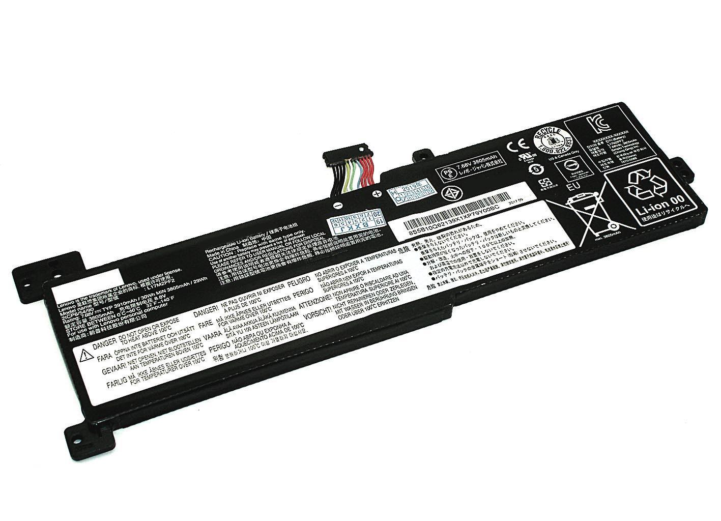 Аккумулятор для ноутбука Lenovo L17M2PF2 IdeaPad 330-15ARR 7,68 V 3910 mAh (073522)