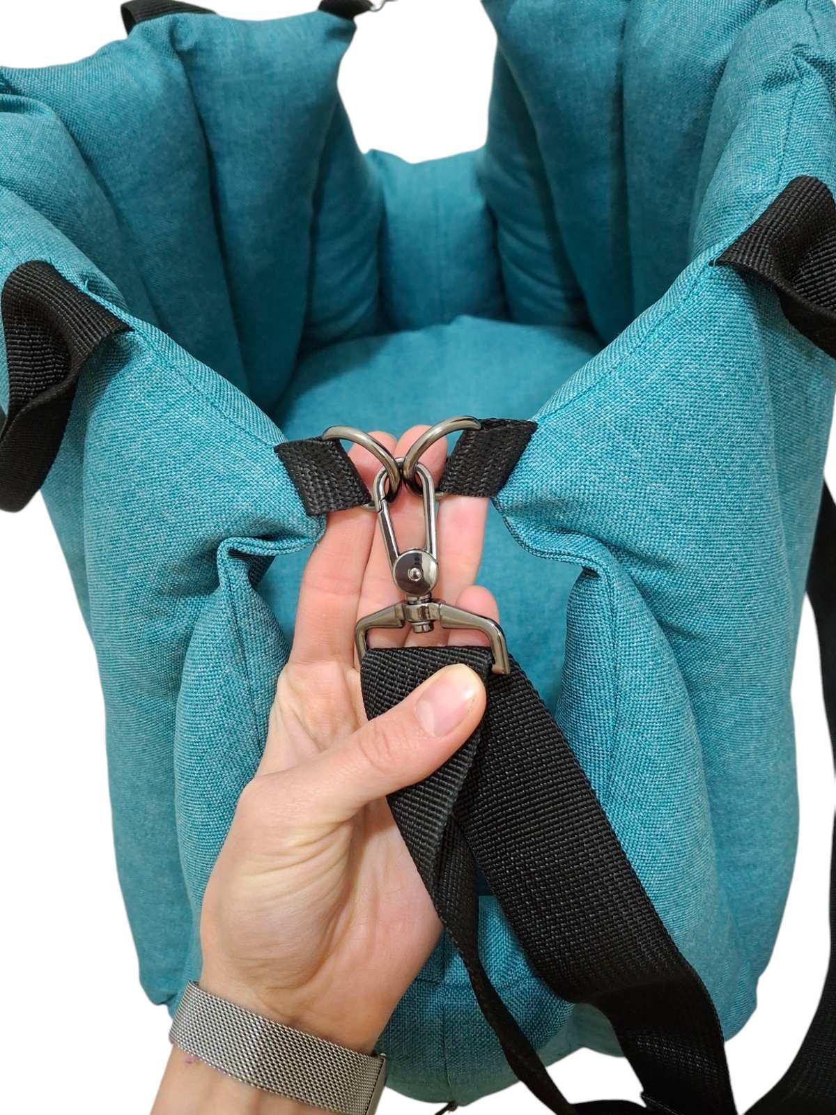 Сумка-переноска для тварин 45х30х37 см Бірюзовий (8795345) - фото 2 Сумка-переноска для тварин 45х30х37 см Бірюзовий (8795345) - фото 2