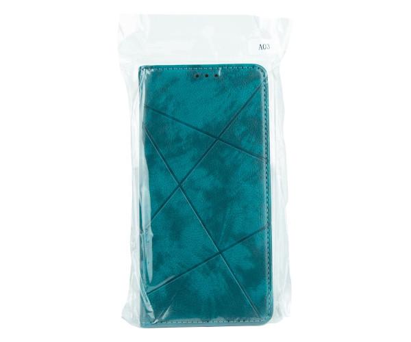 Чехол-книжка Business Leather для Samsung Galaxy A03 Green - фото 2