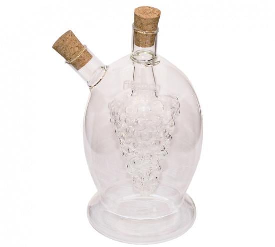 Бутылочка для масла и уксуса Fissman 45/420 мл 2в1 из стекла (OV-9440.420)