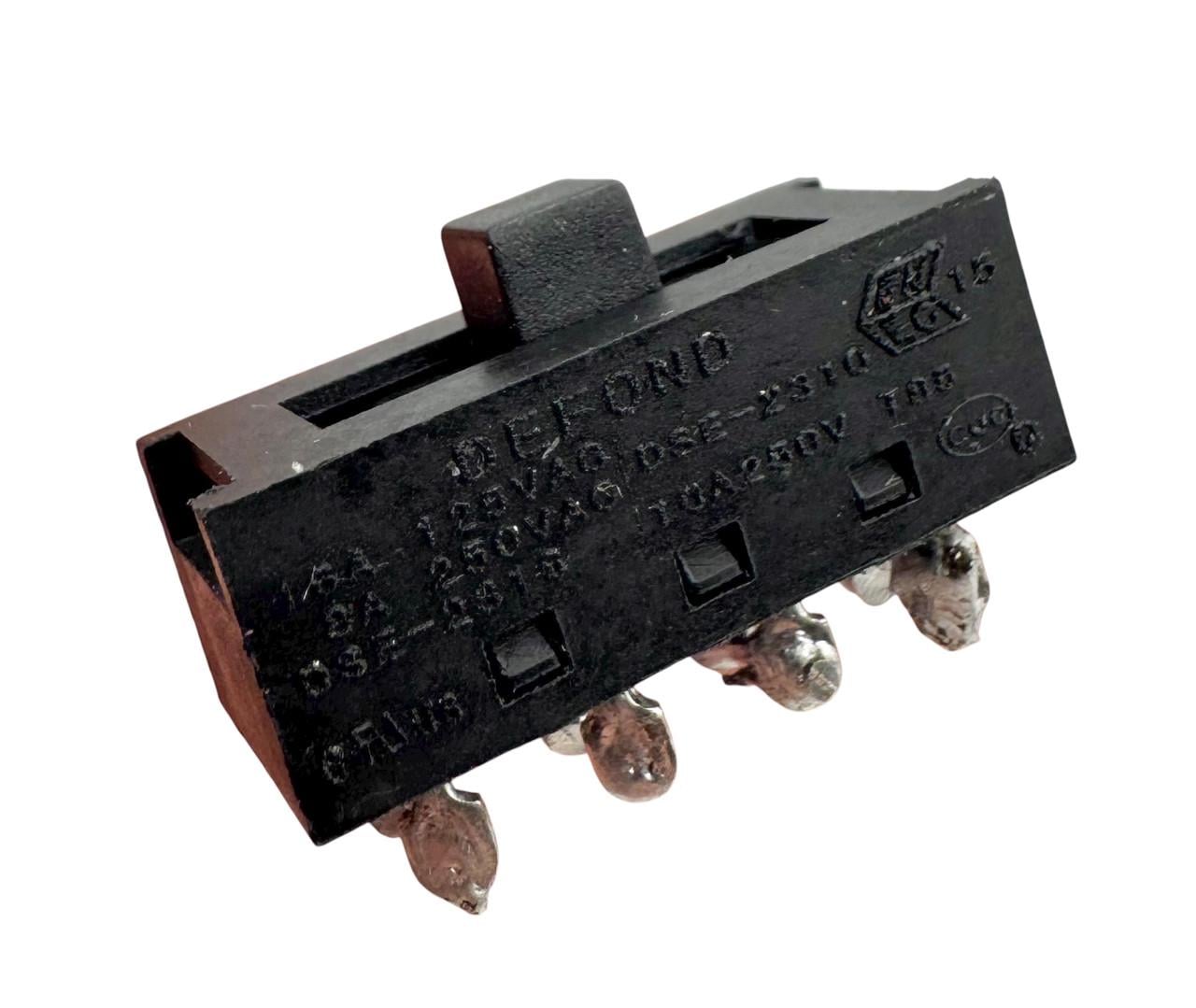 Кнопка на 3 положения для фена Powertec PT-2106/Зенит ЗФ-Е 2000 30х14х11 мм (K111)