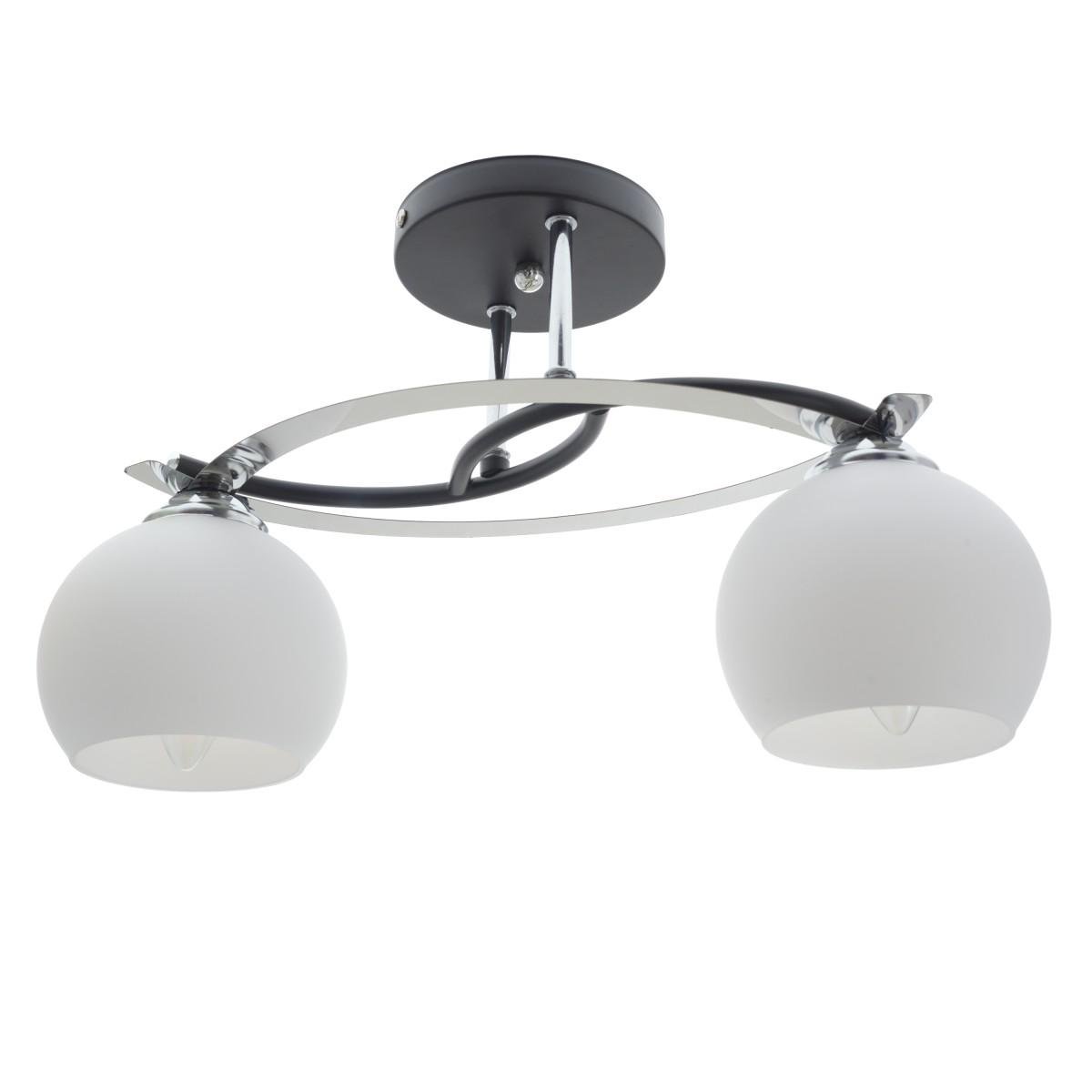 Люстра Brille LK-657S/2 E27 CH/BK (23-762)