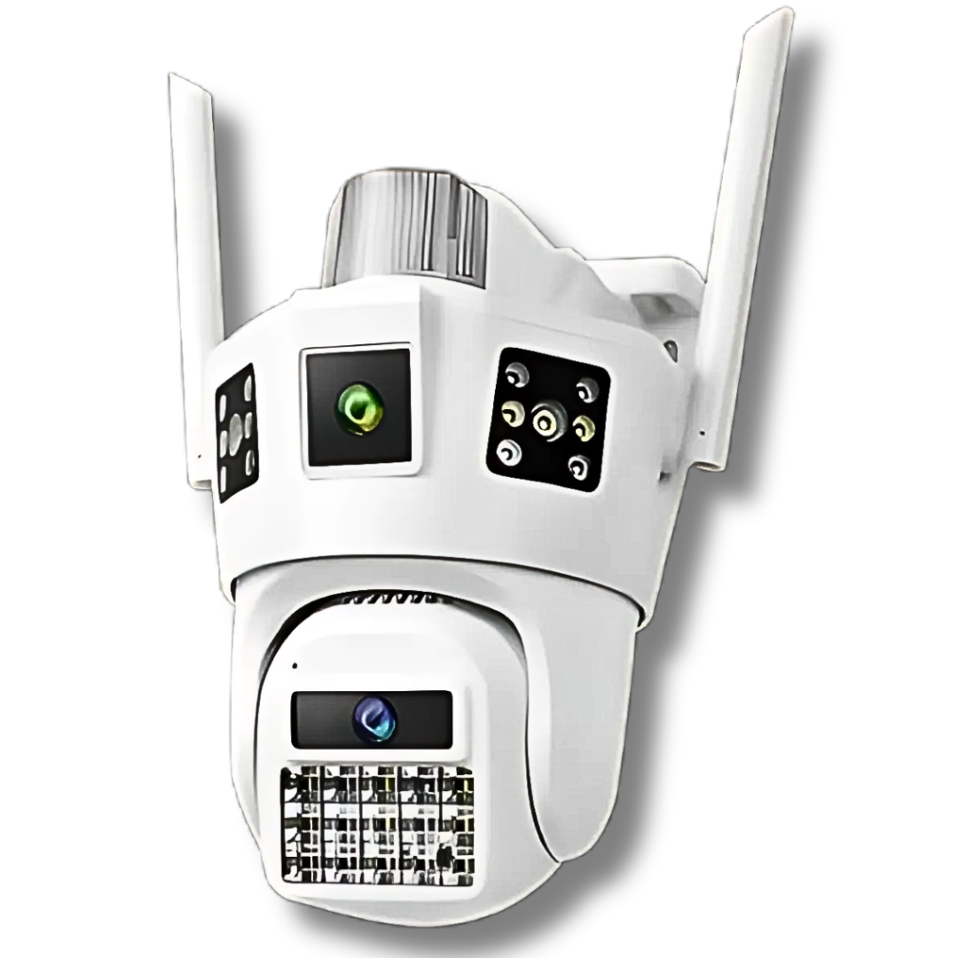 Камера відеоспостереження Wi‑Fi з нічним баченням 12 Мп Білий (234573591) Камера відеоспостереження Wi‑Fi з нічним баченням 12 Мп Білий (234573591)