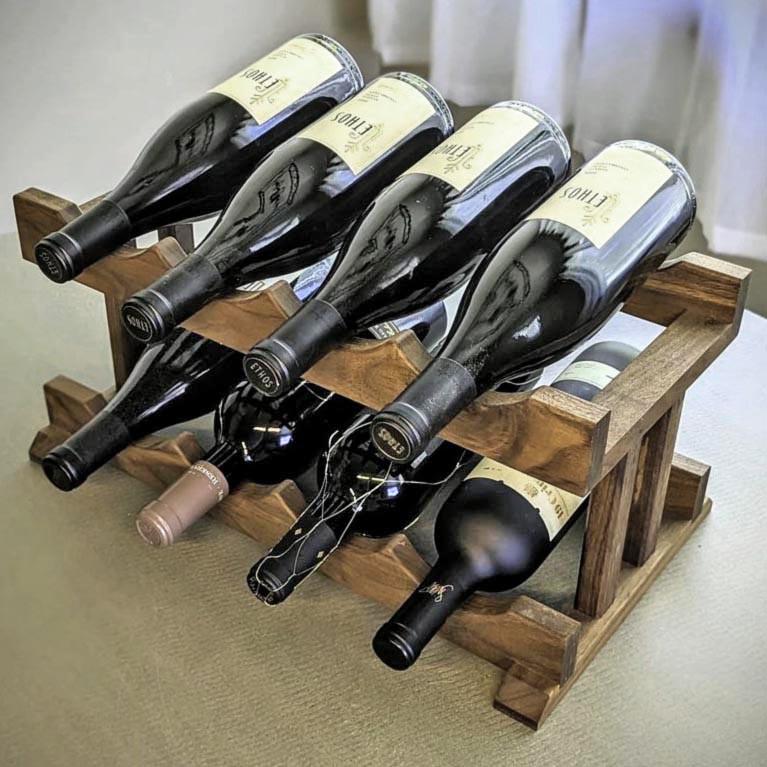 Полка для вина настольная Ламорада Сепия (Впс-010108)