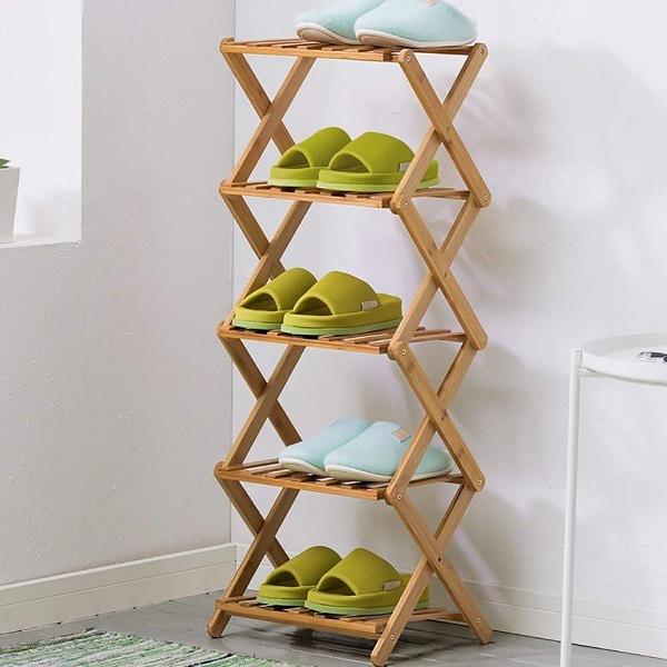 Полка для обуви в прихожую из бамбука 5 яруса 71x26x26 см (C00276-2) - фото 6 Полка для обуви в прихожую из бамбука 5 яруса 71x26x26 см (C00276-2) - фото 6