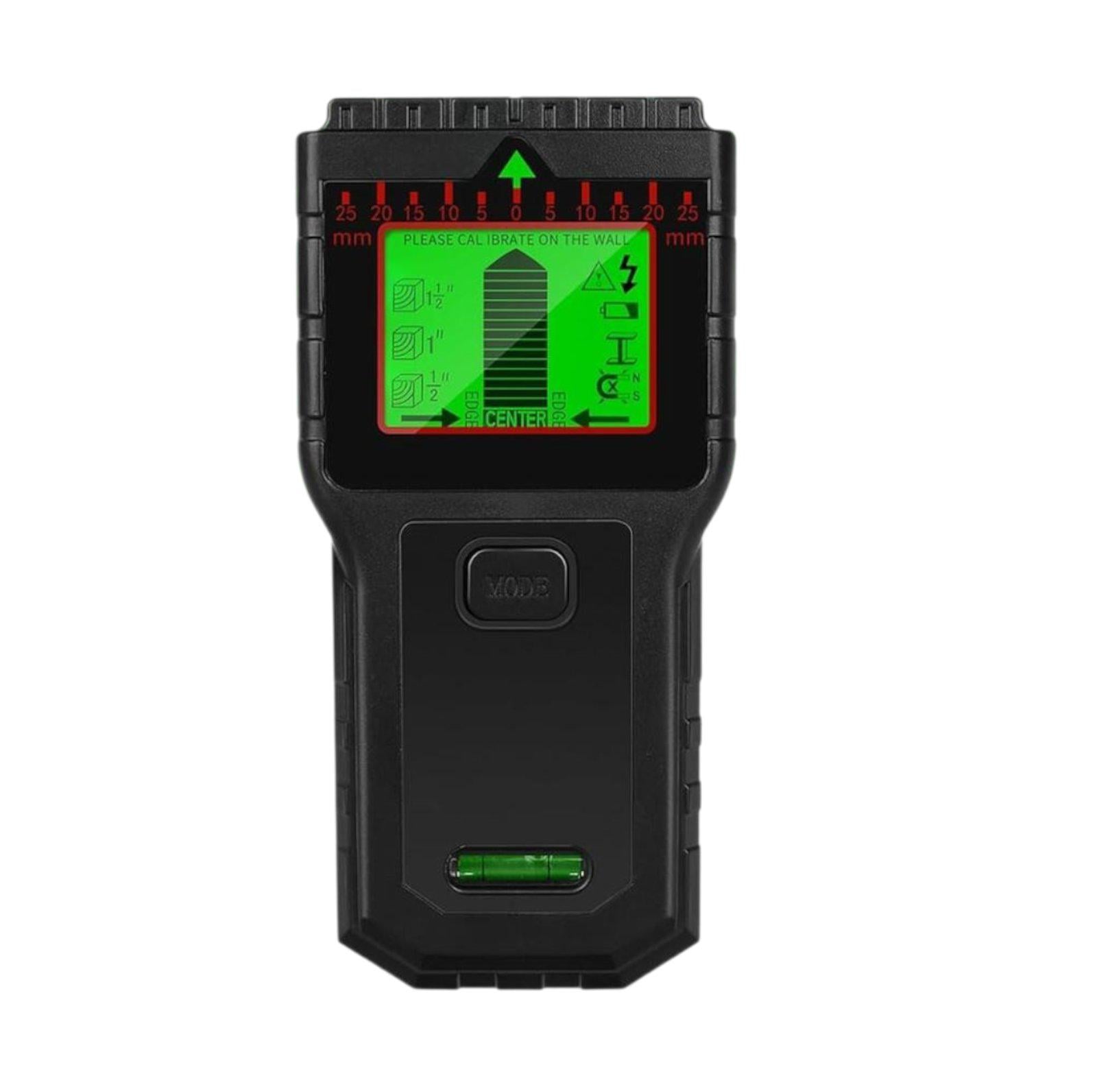 Детектор металла для стен с уровнем с зуммером и ЖК-дисплеем