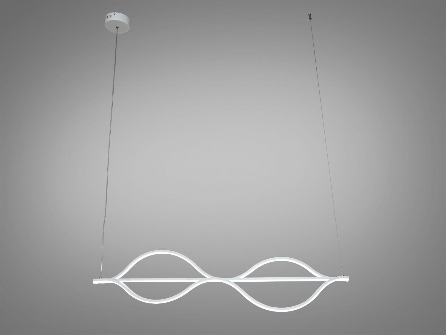 Люстра светодиодная 40 Вт Белый (8837WH)