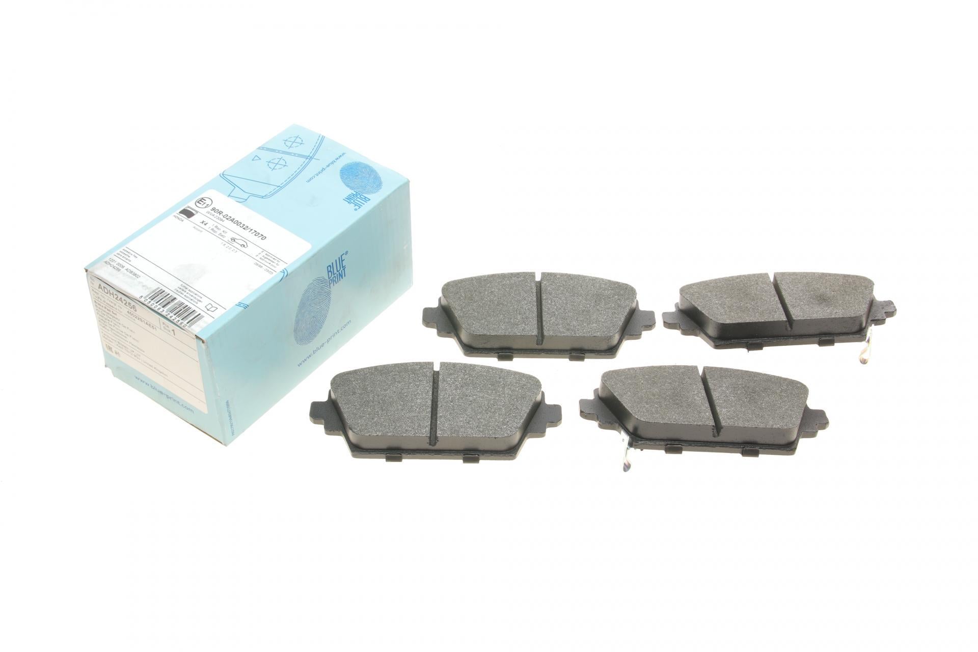 Колодки тормозные передние BLUE PRINT Honda Accord VI 98-03/Nissan Primera 02-/Almera Tino 00-06 (ADH24256 BLUE PRINT)