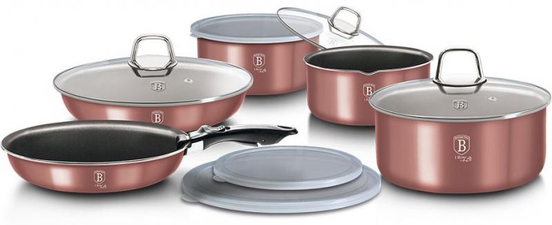 Набор кухонной посуды Berlinger Haus I-Rose 12 пр. (BH-6104)