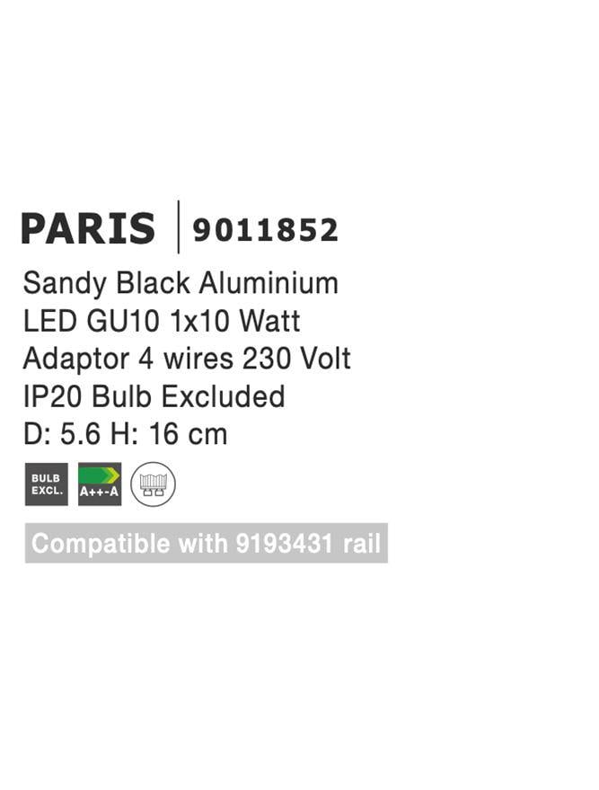 Прожектор трековый Nova Luce Paris (9011852) - фото 8