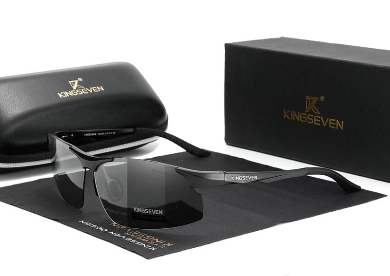 Солнцезащитные очки для водителей KINGSEVEN DESIGN NF9126 с фотохромными линзами Black