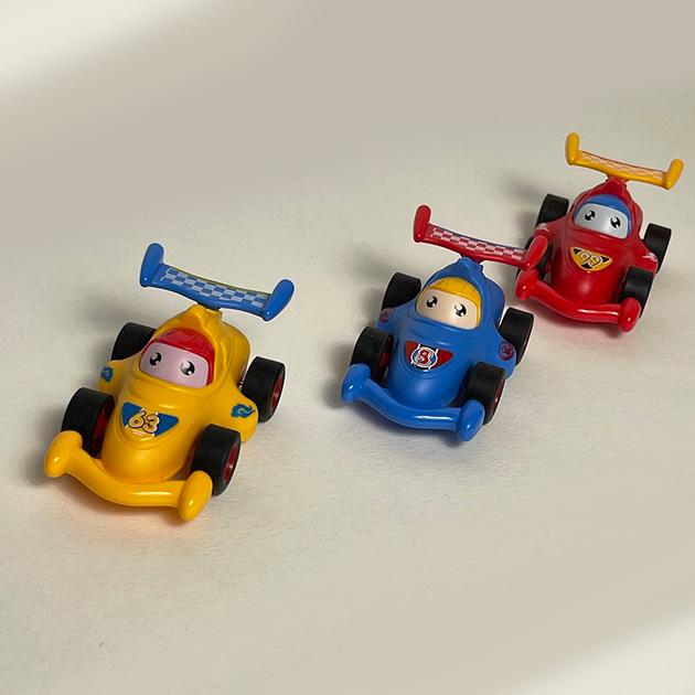 Машинки гоночні з моторчиком для хлопчиків пластикові формула 3 шт. - фото 3