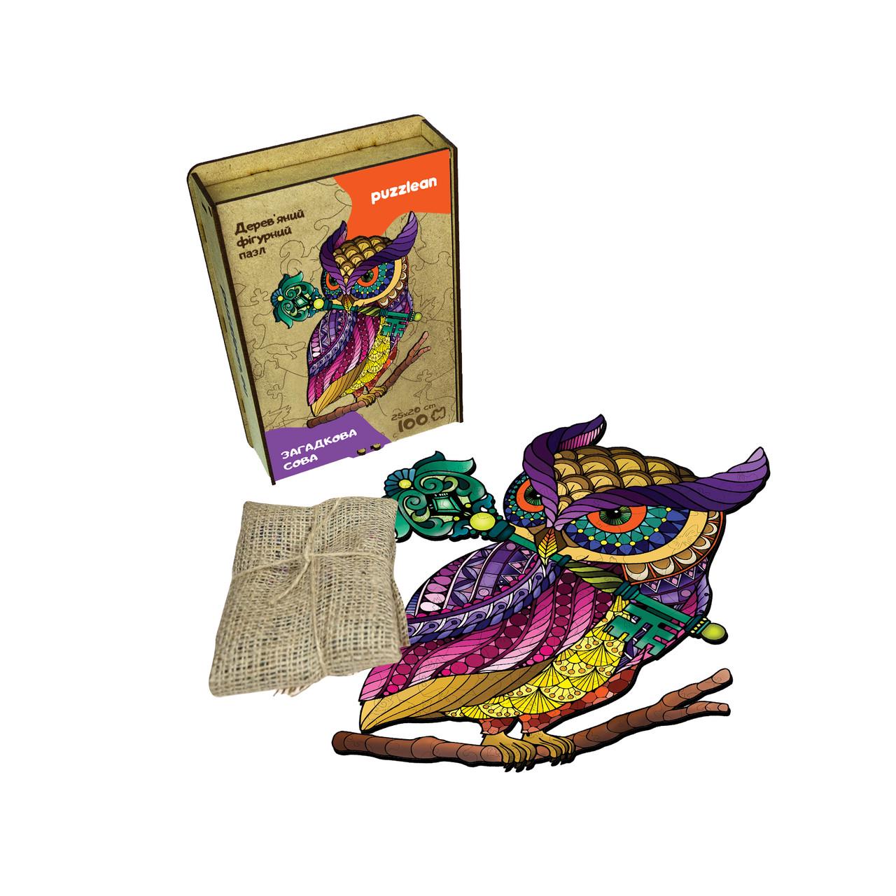 Пазл деревянный Загадковая Сова А5 (767) - фото 3 Пазл деревянный Загадковая Сова А5 (767) - фото 3
