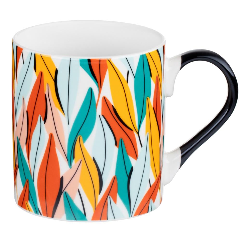 Чашка Ardesto Foliage 400 мл фарфора (AR3423)