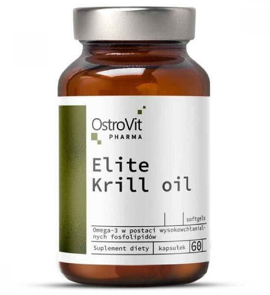 Омега для спорта OstroVit Pharma Elite Krill Oil 60 Caps