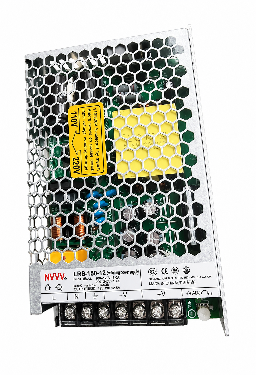 Блок питания встраиваемый NVVV LRS-150-12 150W 12V (3578)