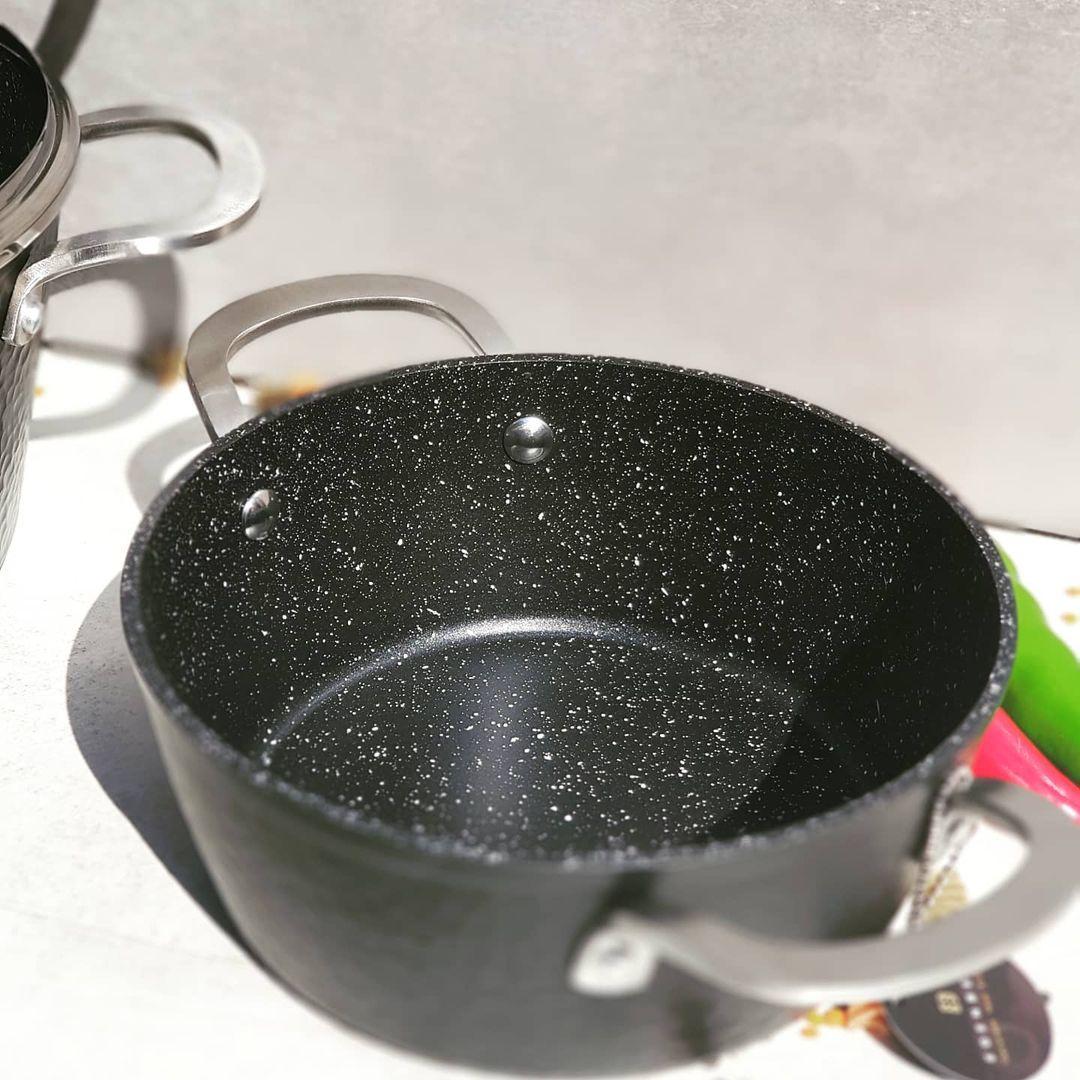 Каструля Edenberg із мармуровим антипригарним покриттям 7,2 л 28 см (EB-3966) - фото 4