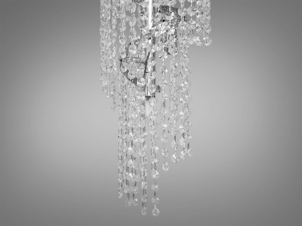 Люстра хрустальная в холл FH-28908-600X1500HR-LS на 33 лампы Хром (1904001176) - фото 7 Люстра хрустальная в холл FH-28908-600X1500HR-LS на 33 лампы Хром (1904001176) - фото 7