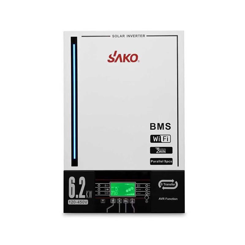 Инвертор гибридный SAKO Sunpolo King 6,2 кВт 1 фаза AVR (36692208)