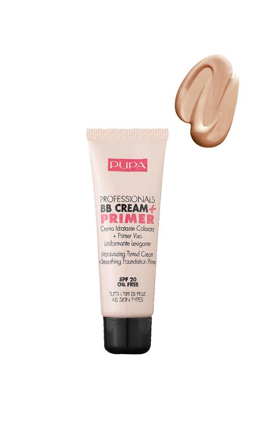 BB-крем Pupa Profesional BB Cream + Primer For Combination To Oily Skin тонуючий для жирної шкіри 02 (2143)